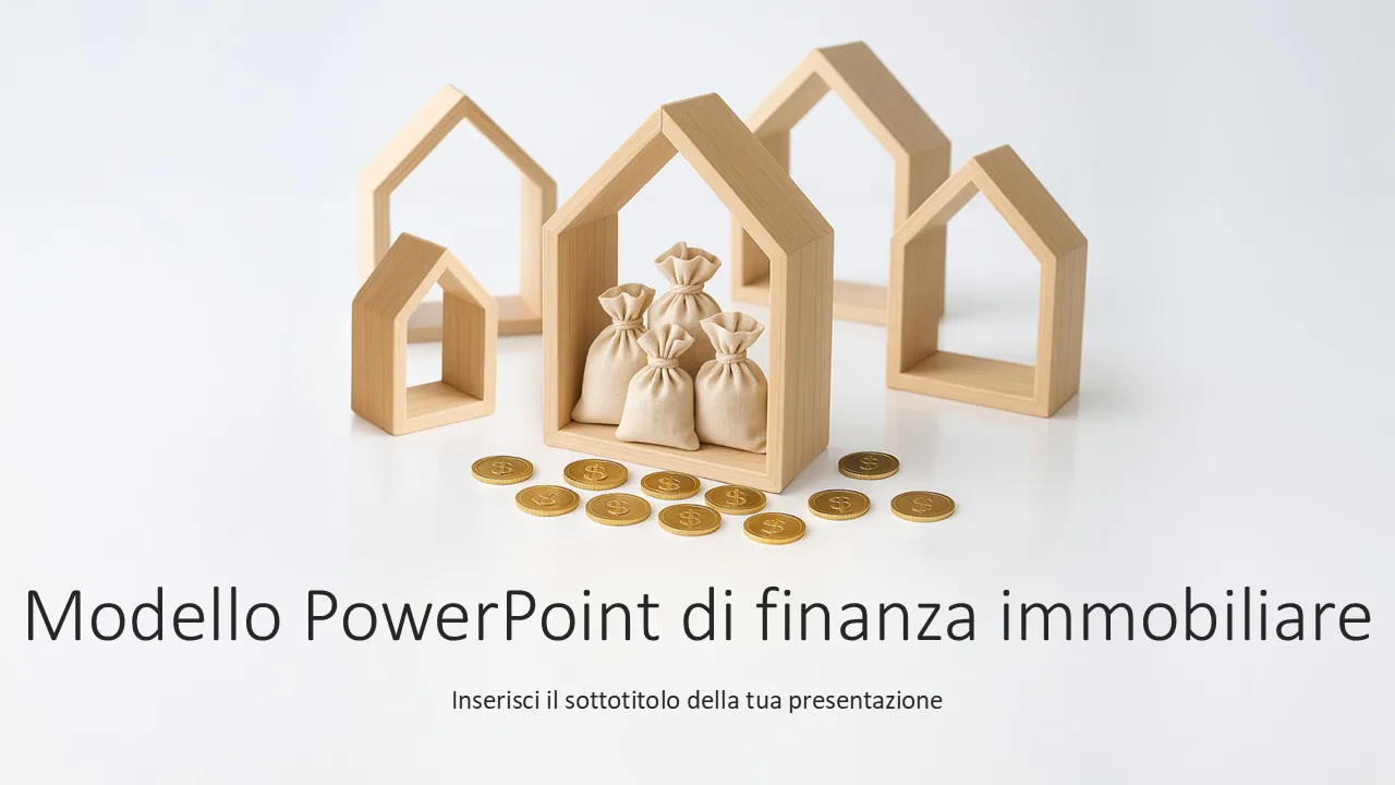 Modelli PowerPoint di finanza immobiliare