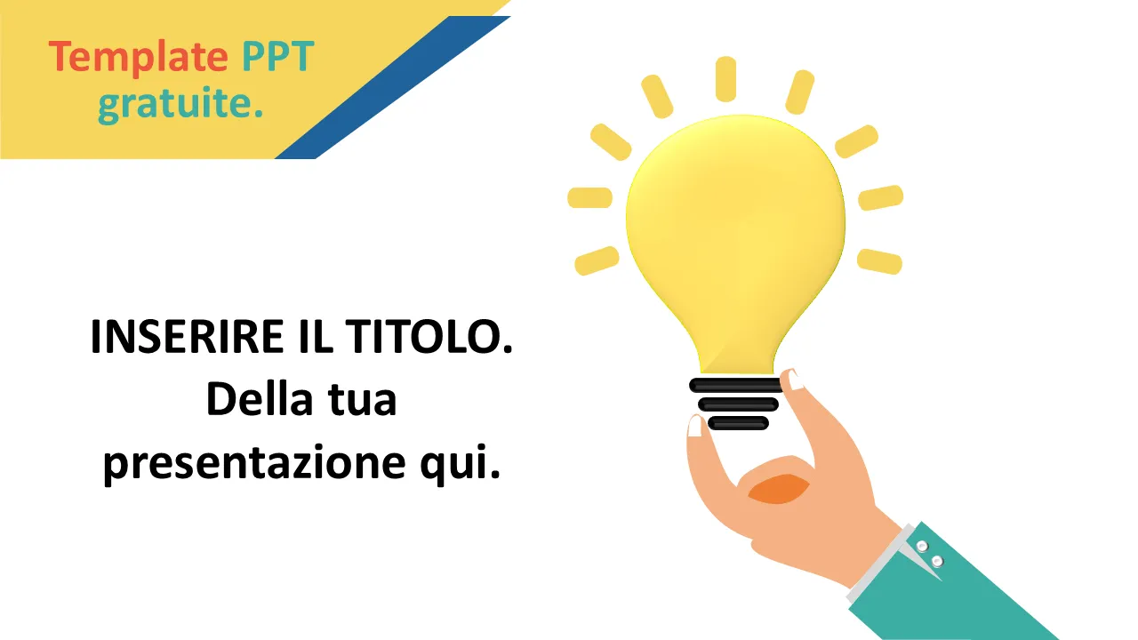Modelli PowerPoint di lampadine di idee in carta astratta per presentazioni aziendali