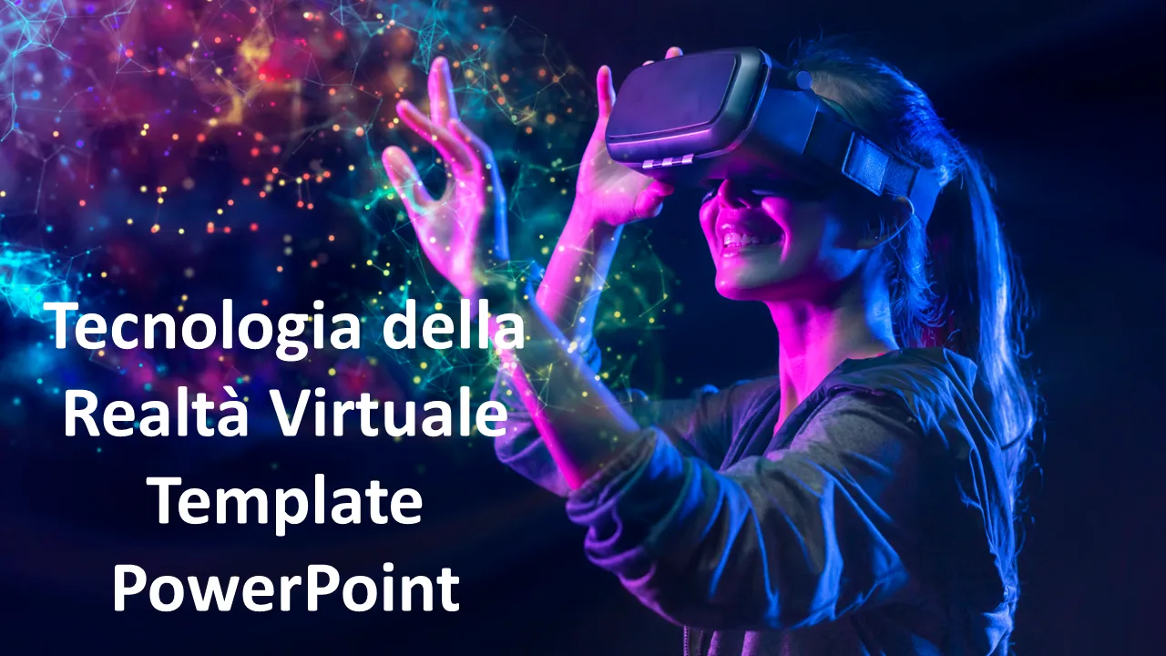 Modelli PowerPoint di tecnologia di realtà virtuale per presentazioni aziendali