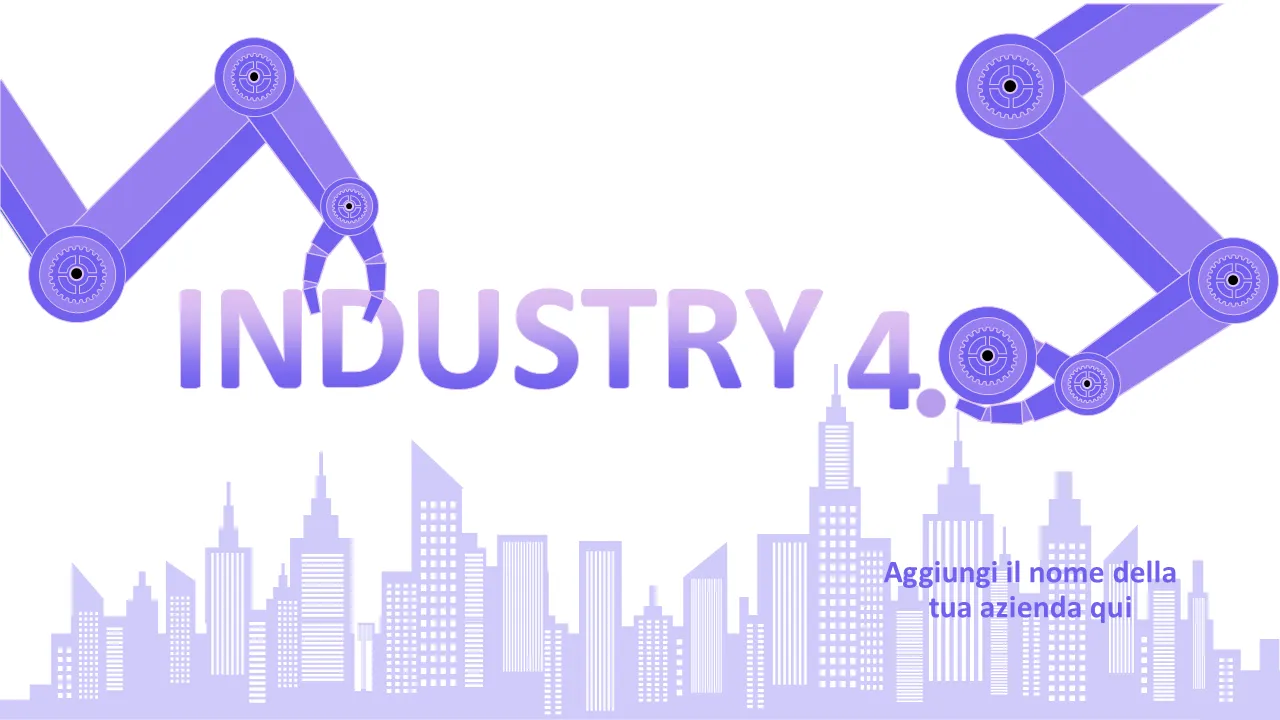 Modelli PowerPoint per la rivoluzione dell'Industria 4.0 per presentazioni aziendali