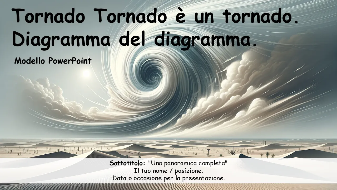 Modello PowerPoint di diagramma tornado per presentazioni aziendali
