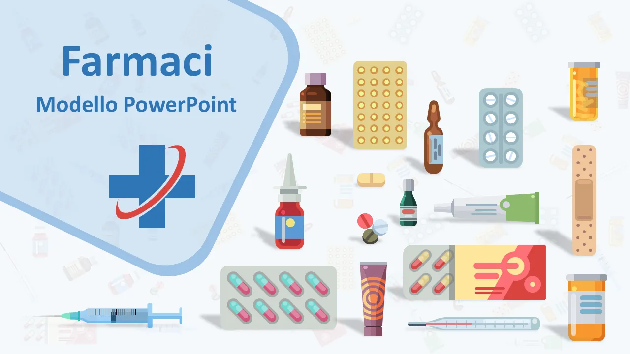Modello PowerPoint di farmaci per presentazioni aziendali