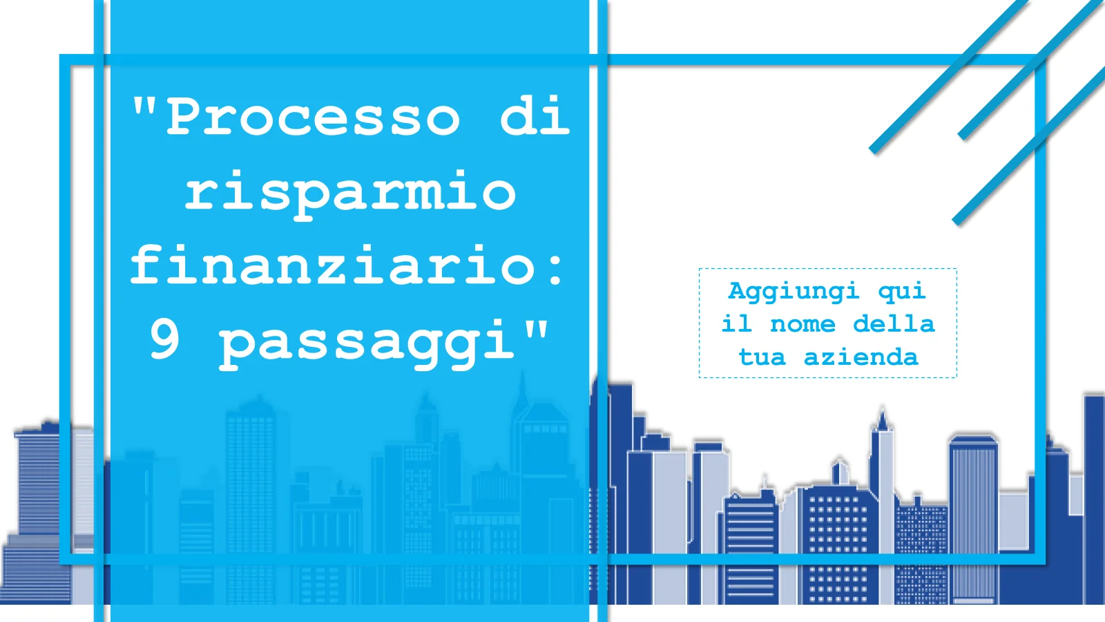 Modello PowerPoint per il processo di illustrazione di clip art in 9 passaggi