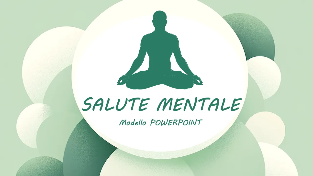 Modello PowerPoint sulla salute mentale Presentazioni Google per presentazioni aziendali