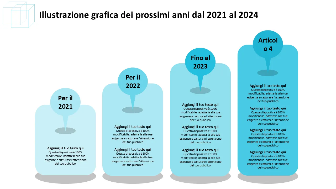 Roadmap del prodotto Cronologia Illustrazione grafica dei prossimi anni dal 2013 al 2016 Modelli PowerPoint Diapositive per presentazioni aziendali