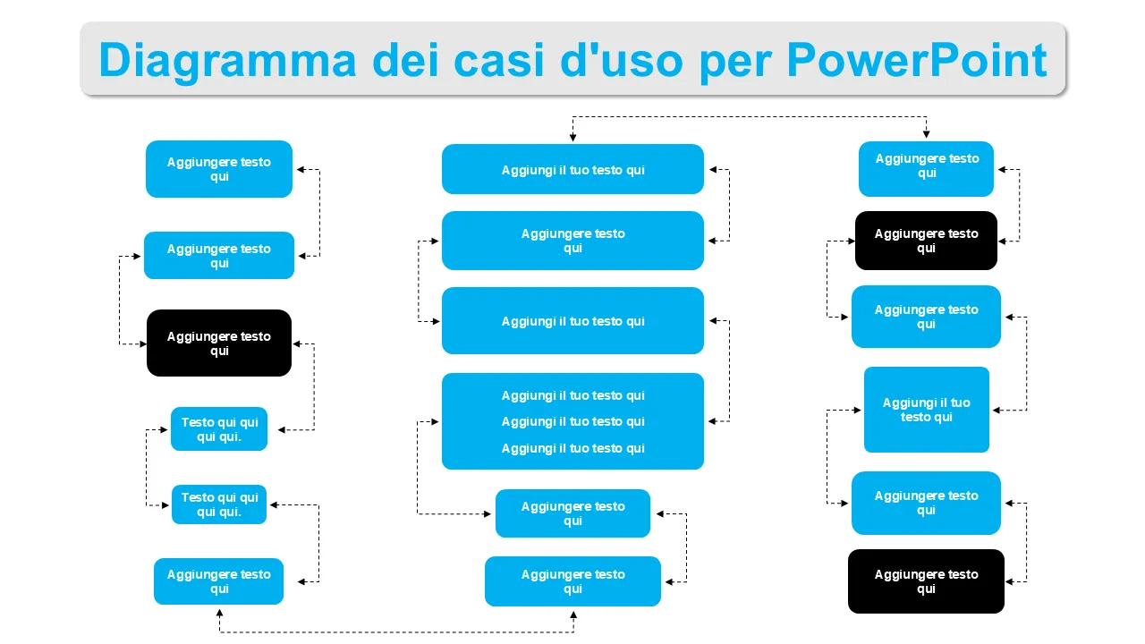 Utilizzare il modello PowerPoint di diagramma PowerPoint del caso per presentazioni professionali